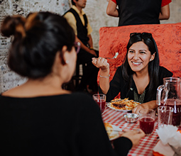 Diners at the Picanteria La Capitana in Arequipa
